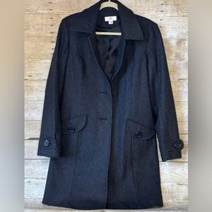 JLo brand, wool blend coat, size large